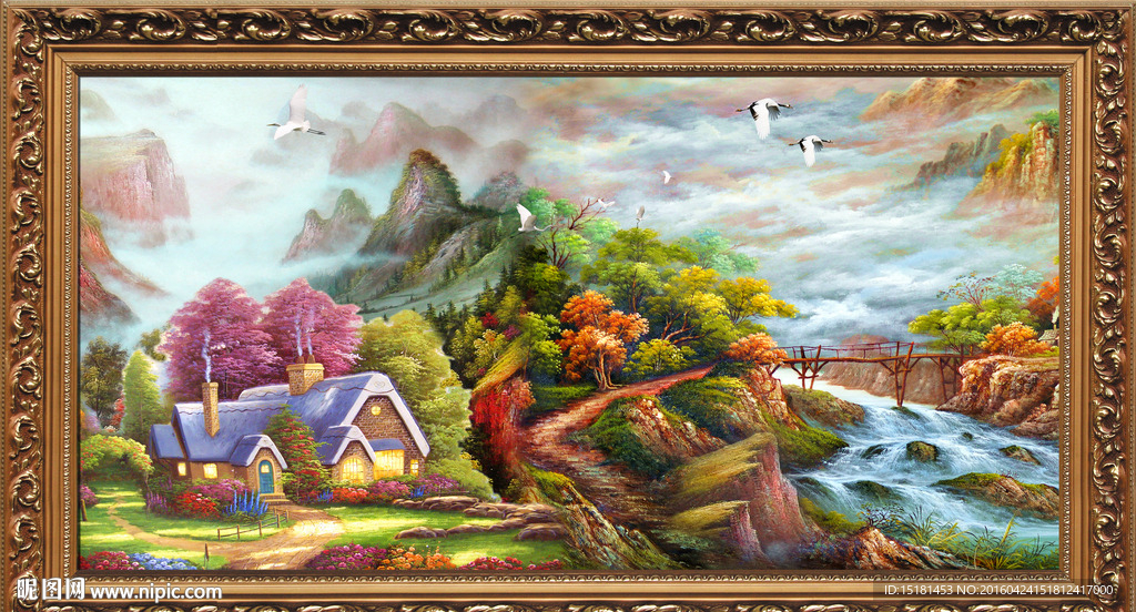 油画风景