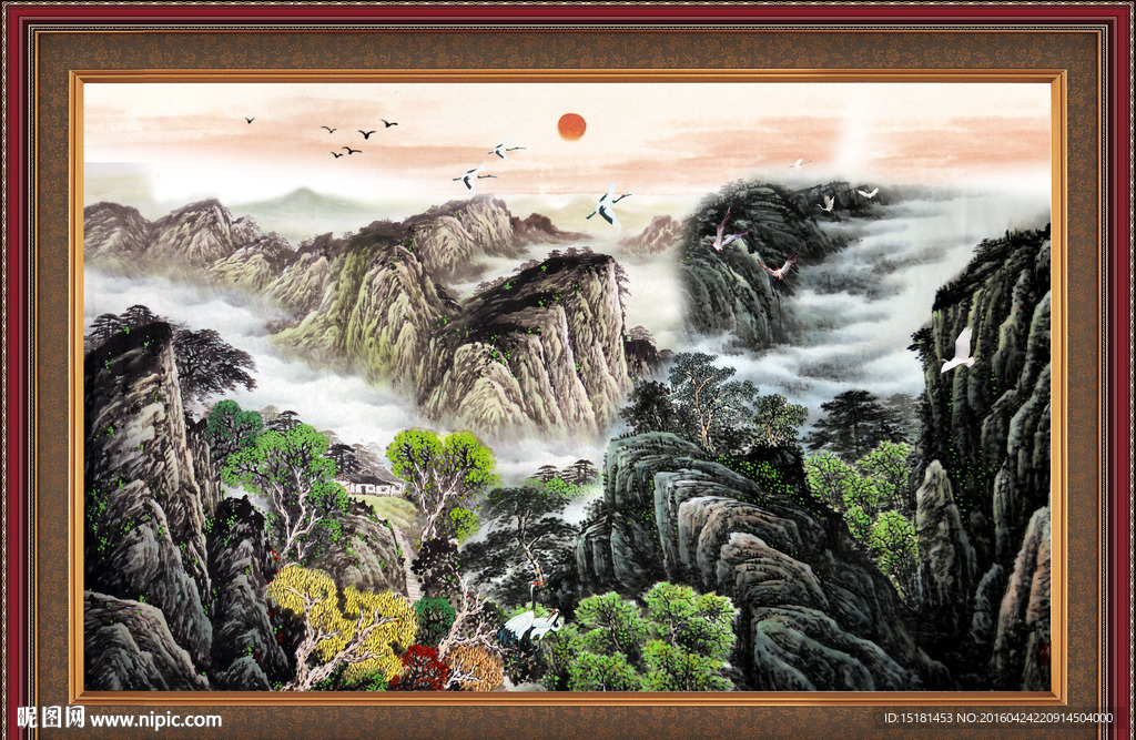 山水国画