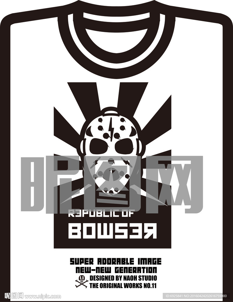 卡通动漫文化衫t恤爆款日系矢量