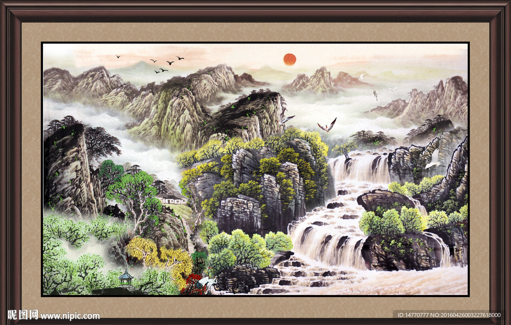 国画山水