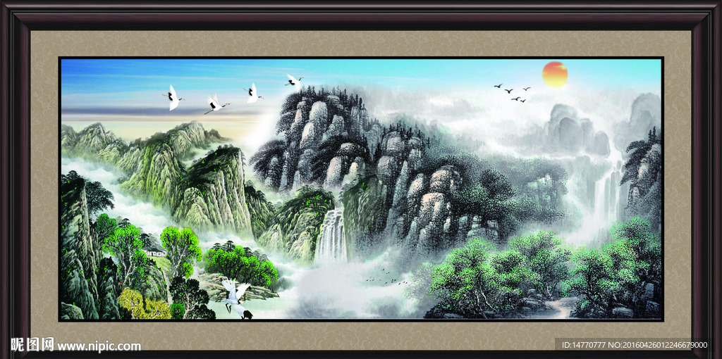 国画山水
