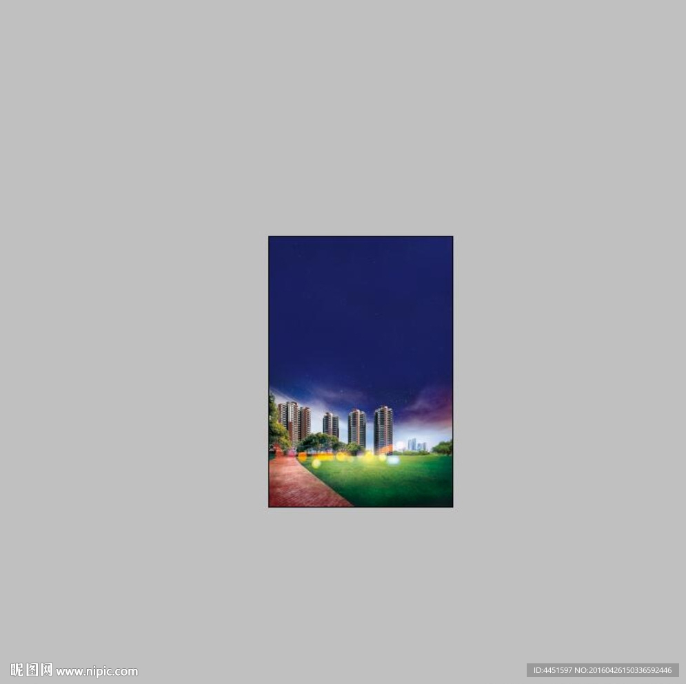 地产 报纸 豪宅 公园 形象