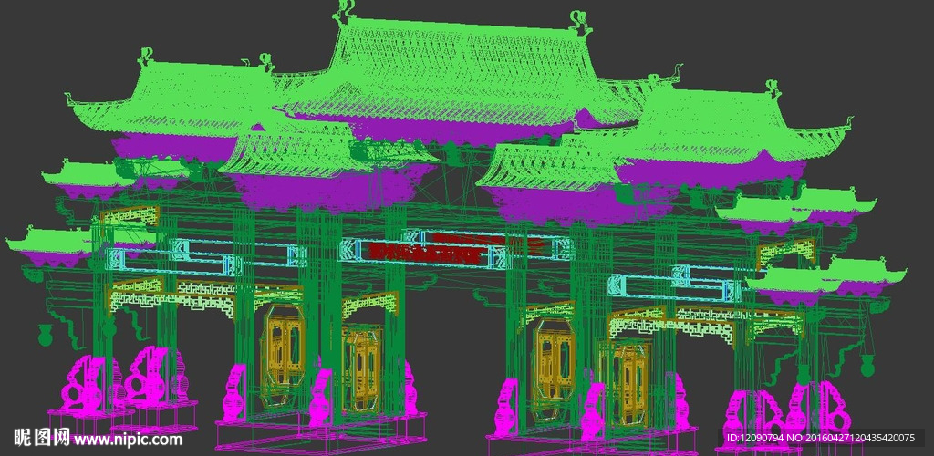 古建模型