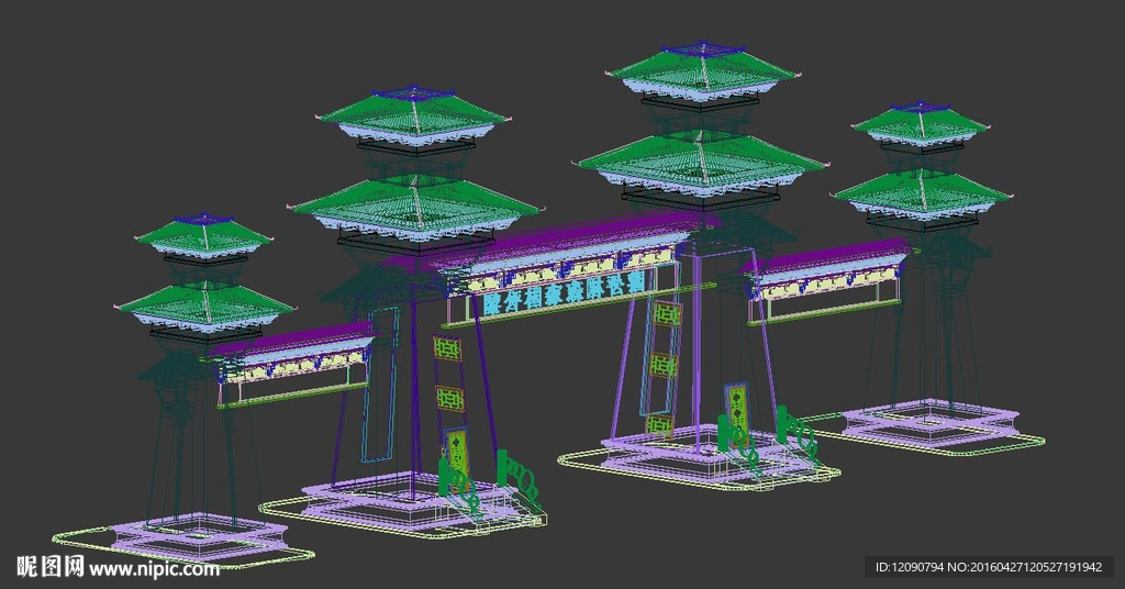 古建大门