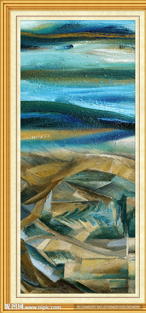 抽象油画