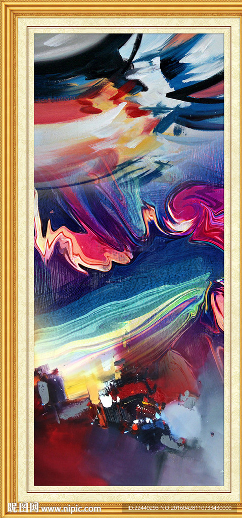 抽象油画
