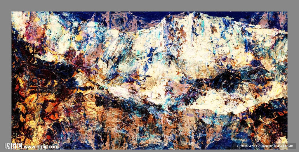 抽象油画
