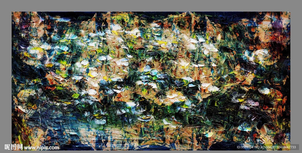 抽象油画