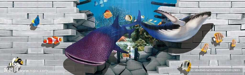 海洋主题3D立体画展