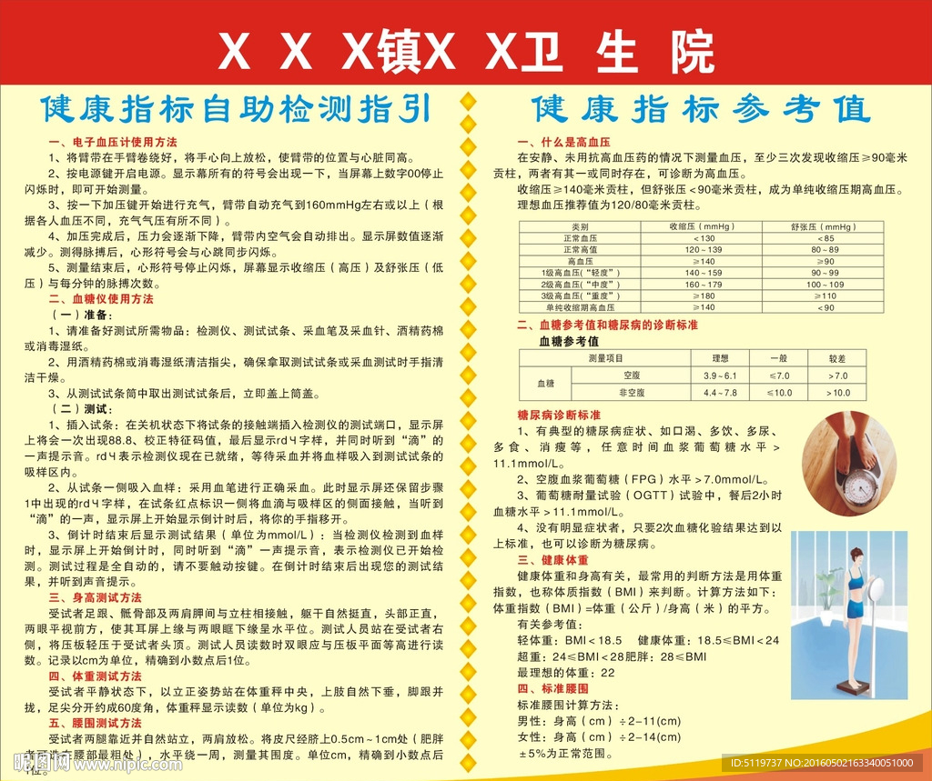 健康指标自助测指引