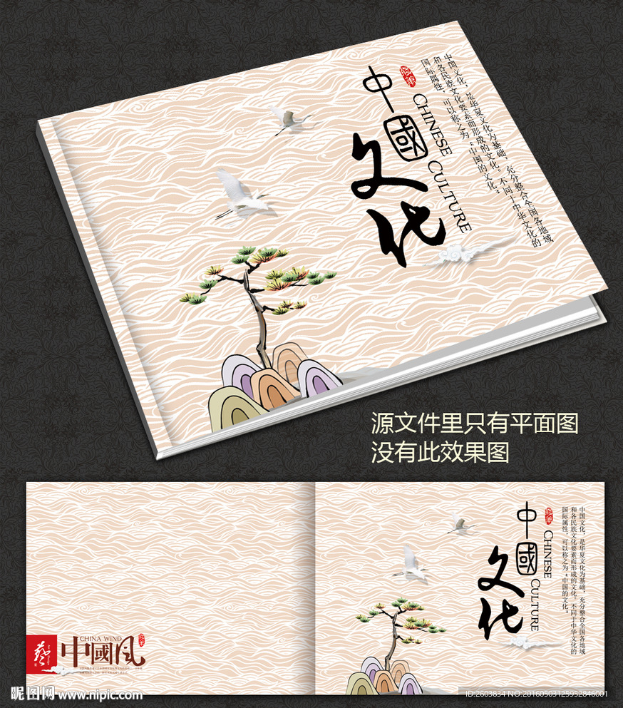 中国文化画册封面