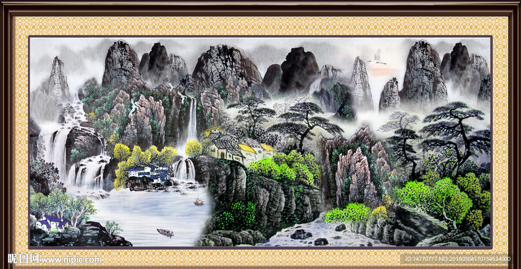 国画山水