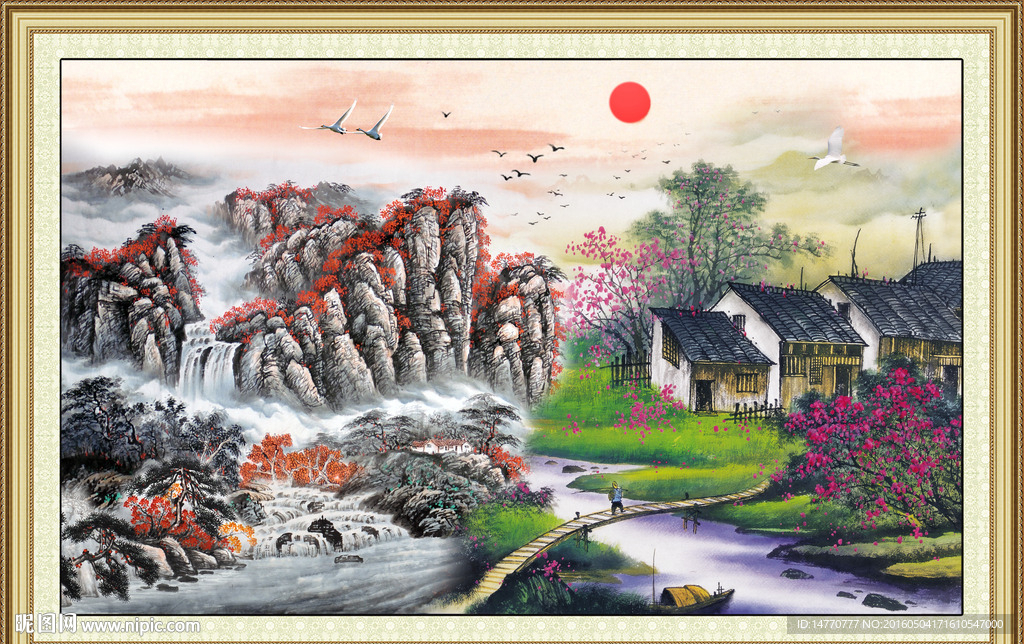 国画山水