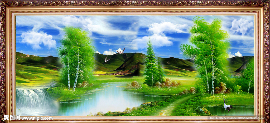 油画风景