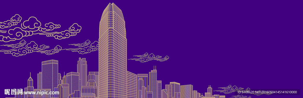 城市线描