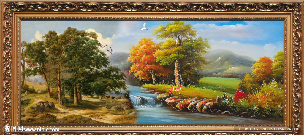 油画风景