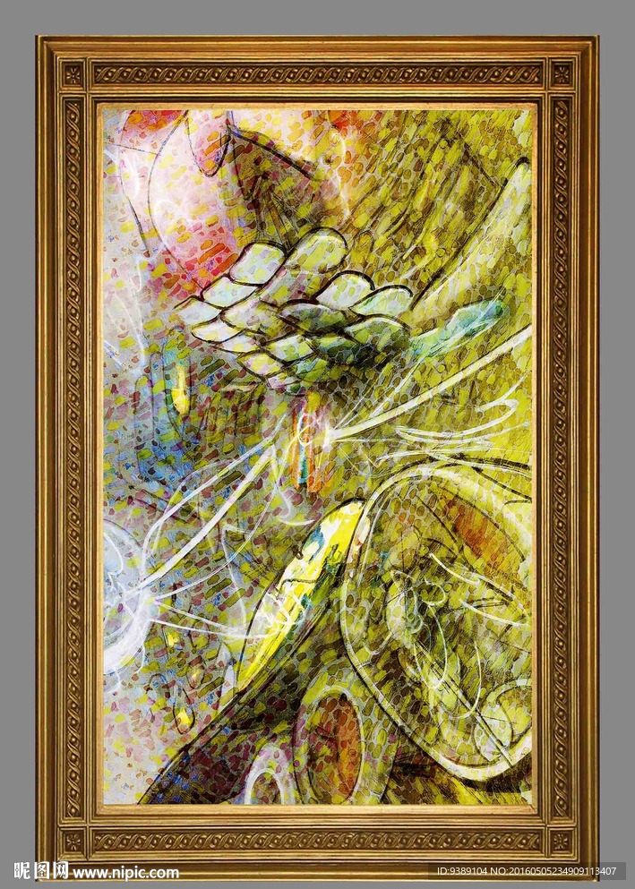 抽象油画
