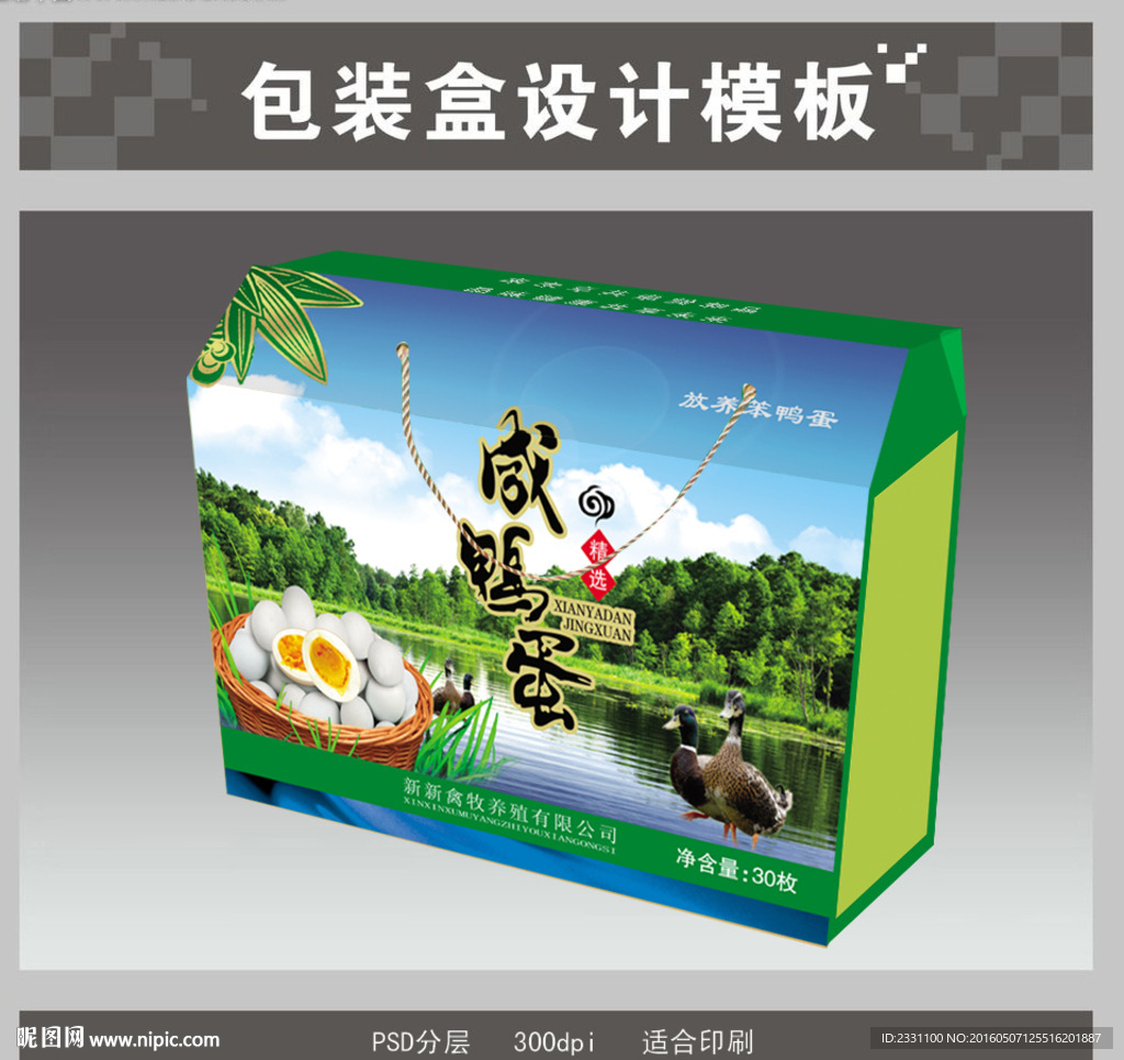 咸鸭蛋展开图