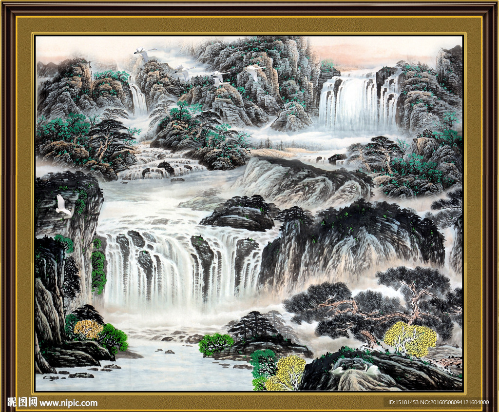 国画山水