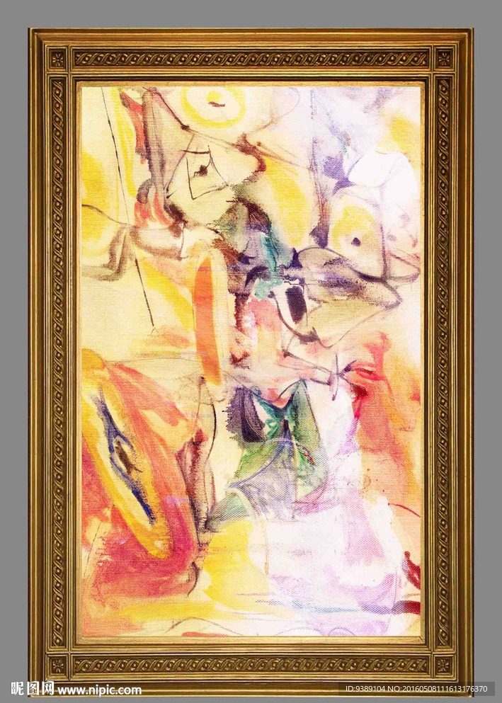 抽象油画