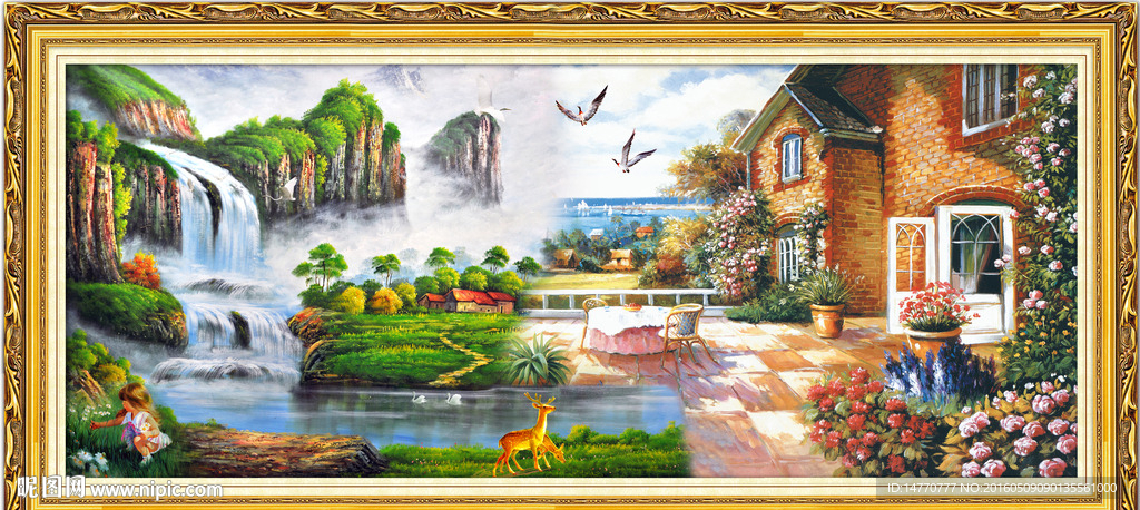 油画风景