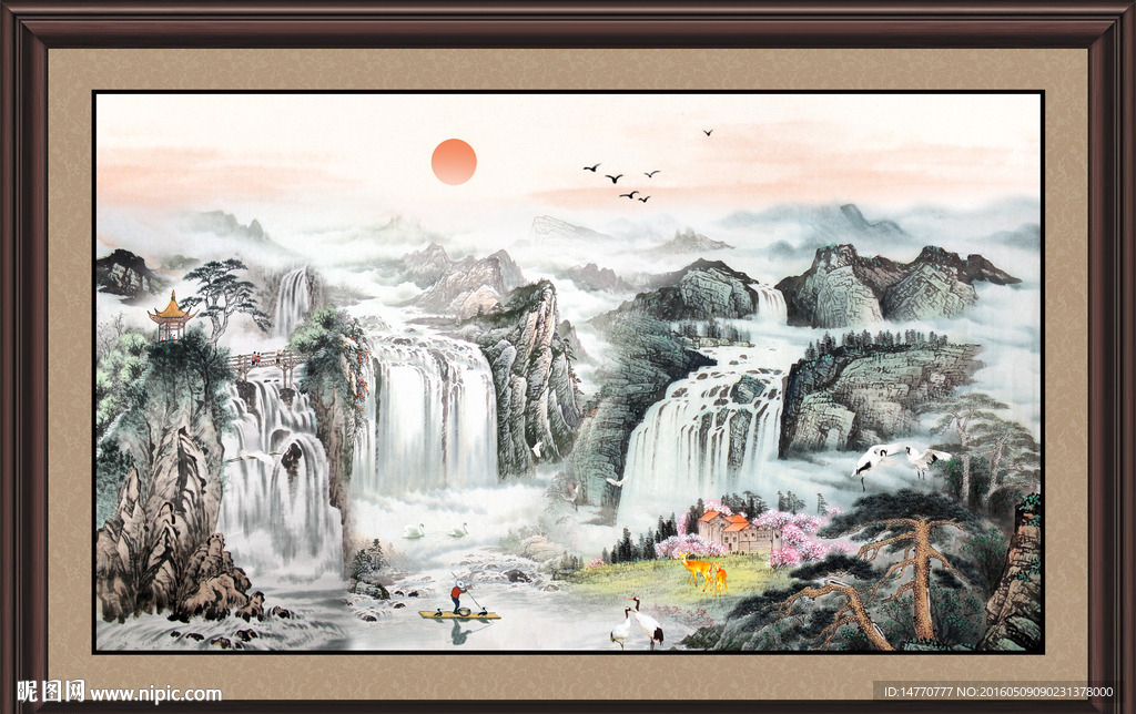 山水国画