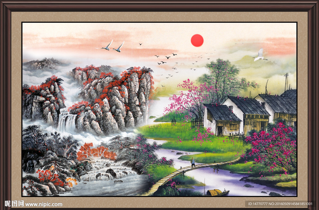 国画山水