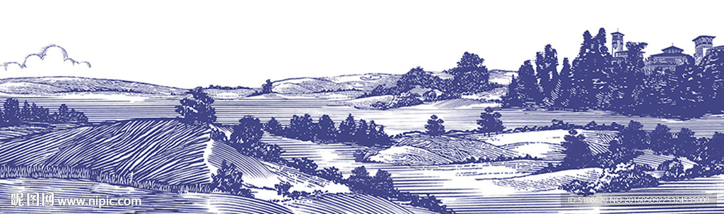 湿地公园版画