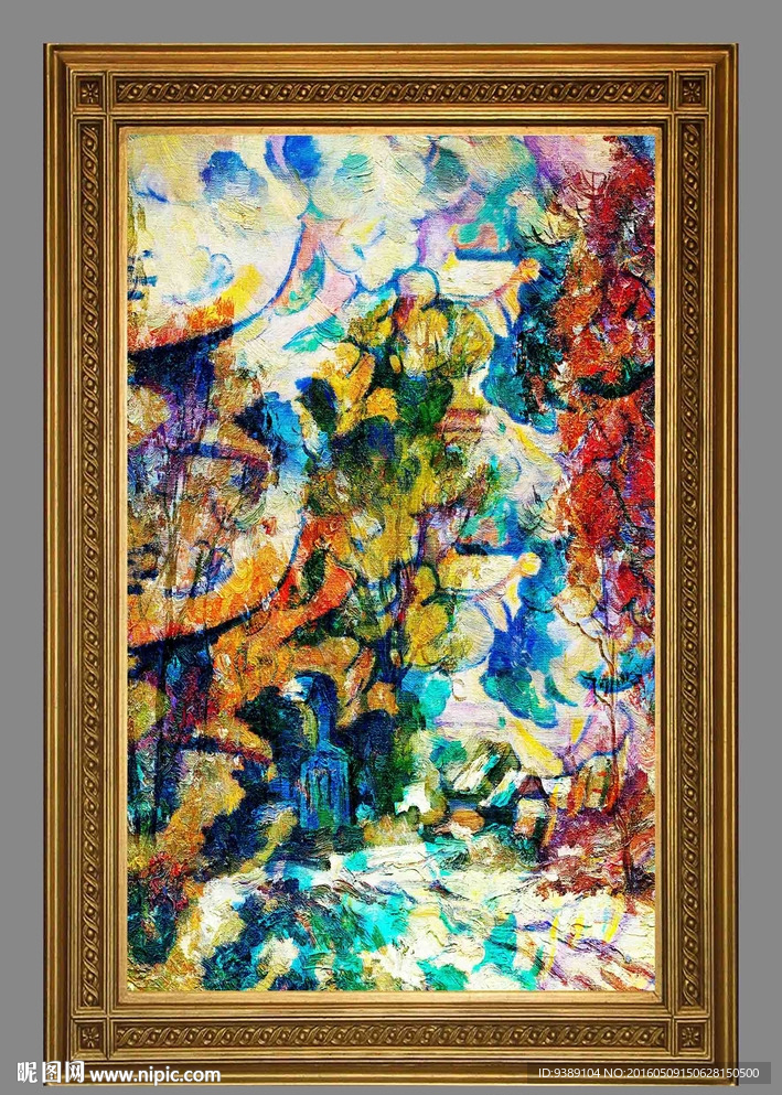 抽象油画