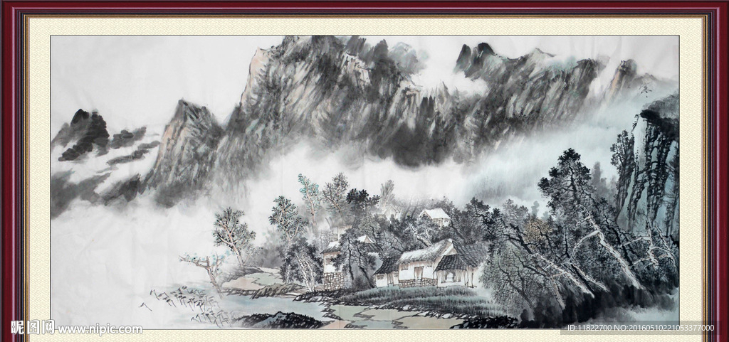 水墨画