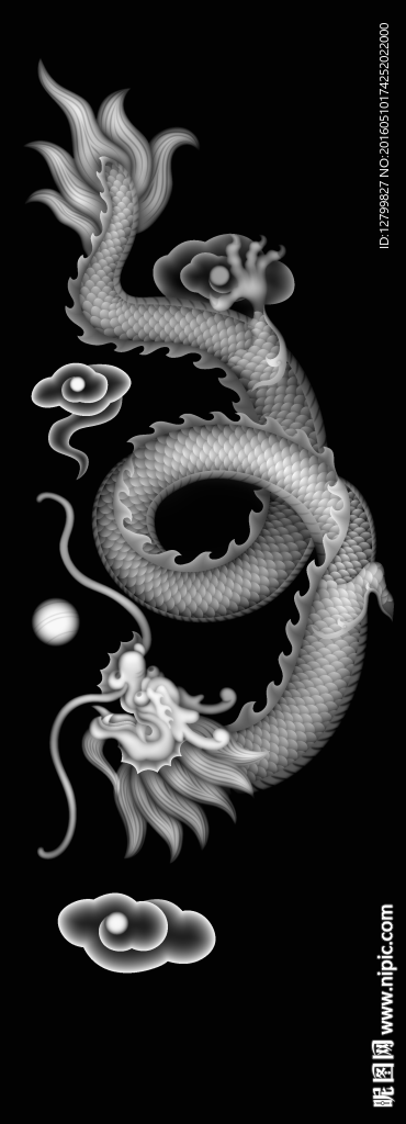 精品龙凤门灰度图