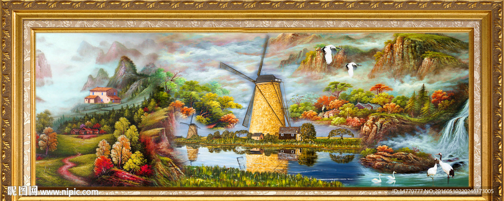 油画风景
