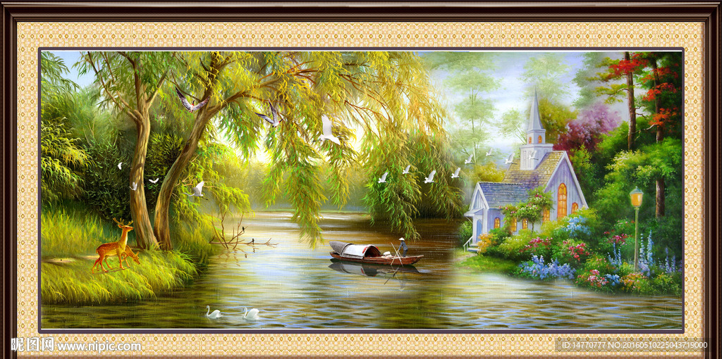 油画风景