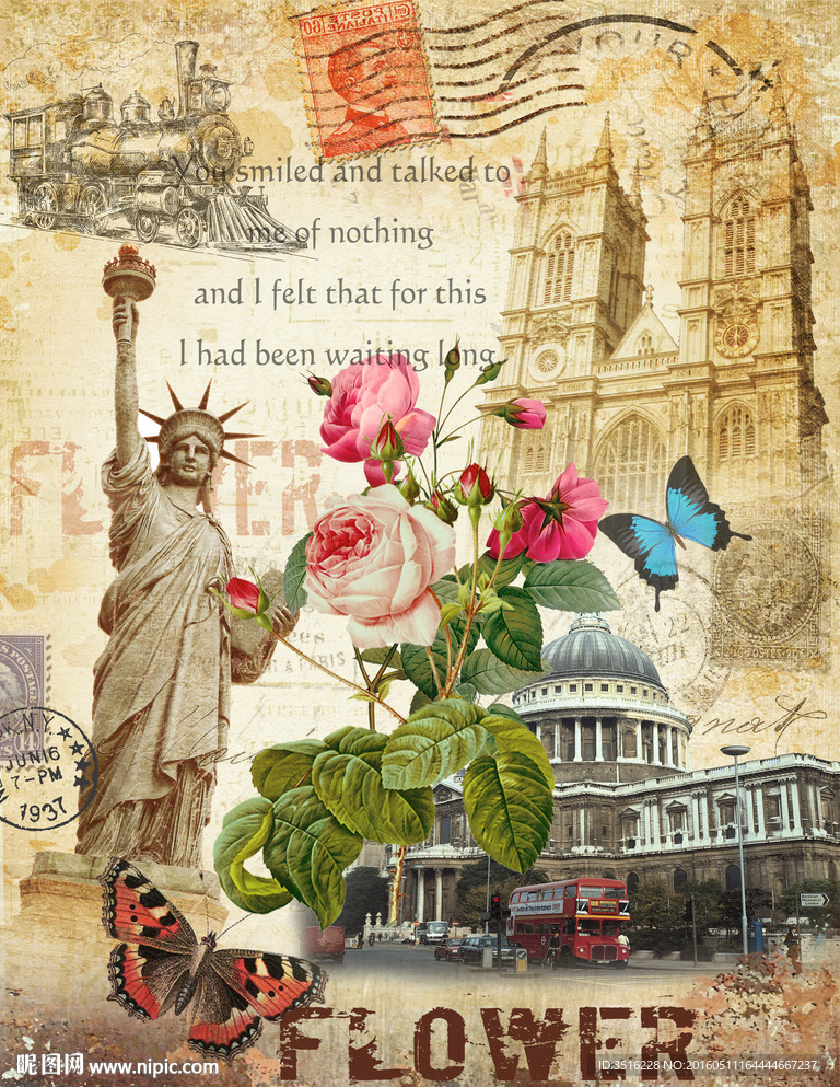 欧式复古装饰画