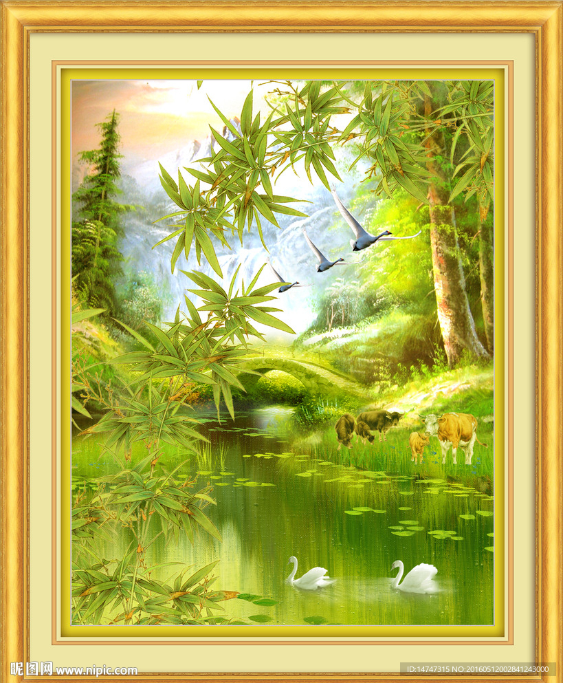 西方油画