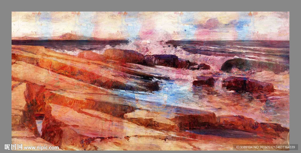 抽象油画