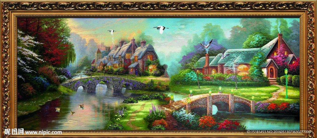 油画风景