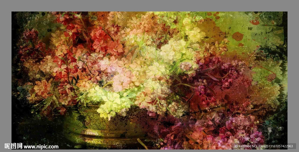 花卉油画