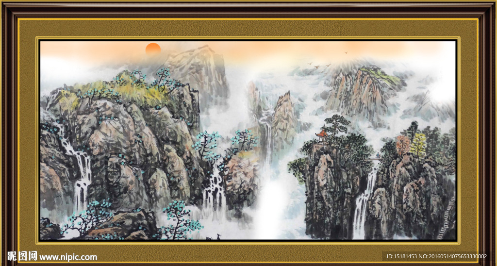 国画山水