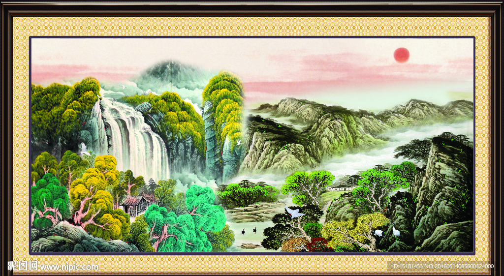 山水国画