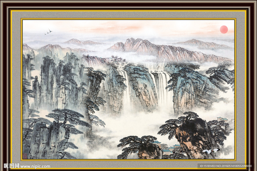 国画山水