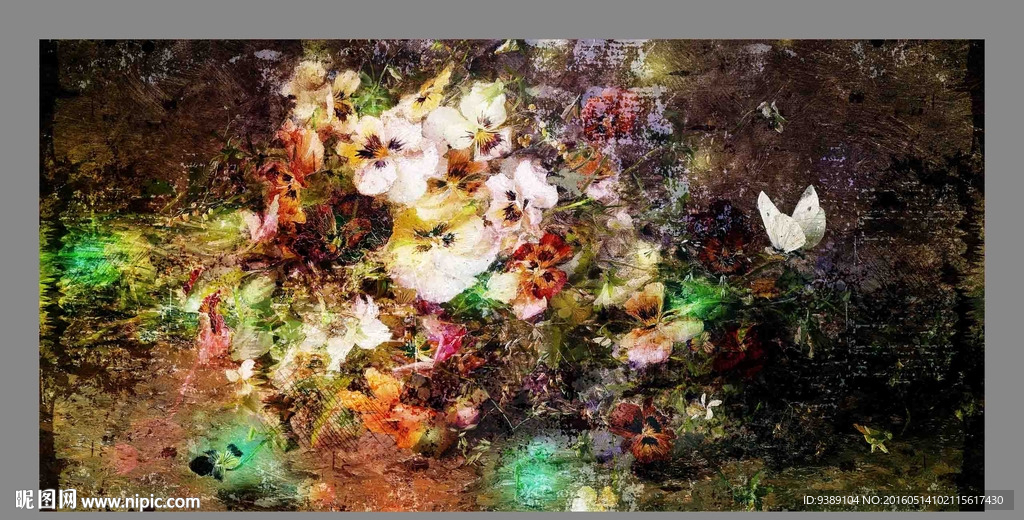 花卉油画
