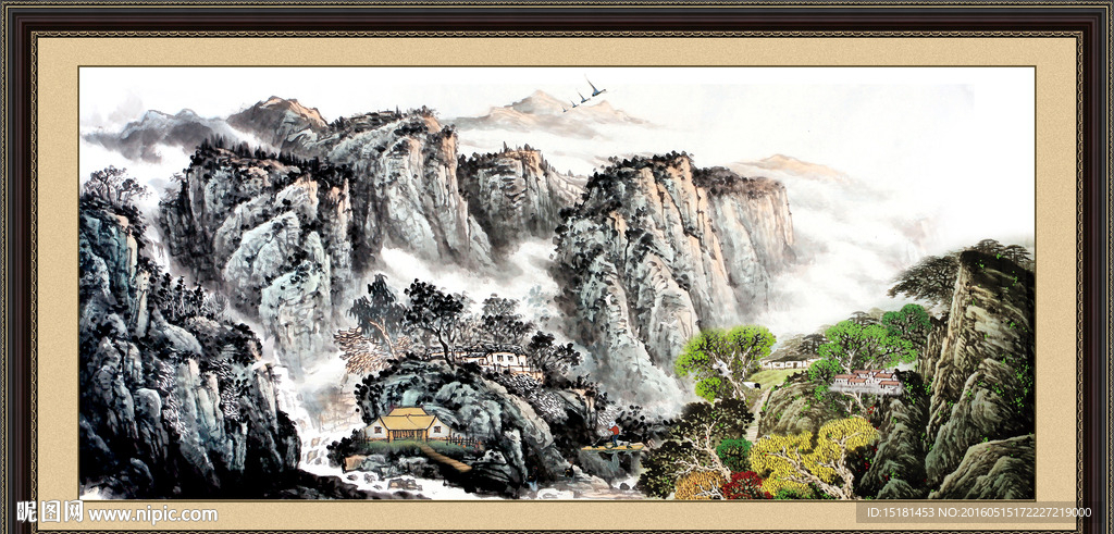国画山水