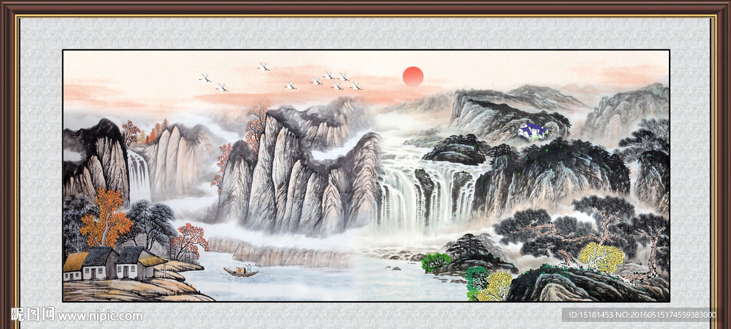 山水国画
