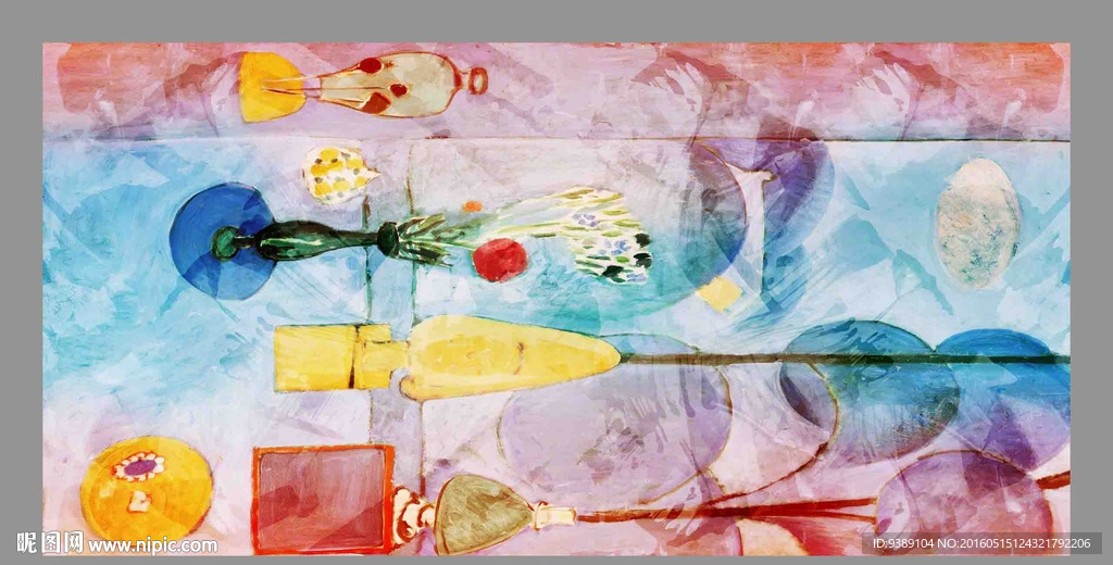 抽象油画