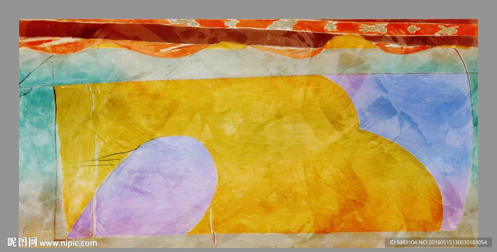 抽象油画