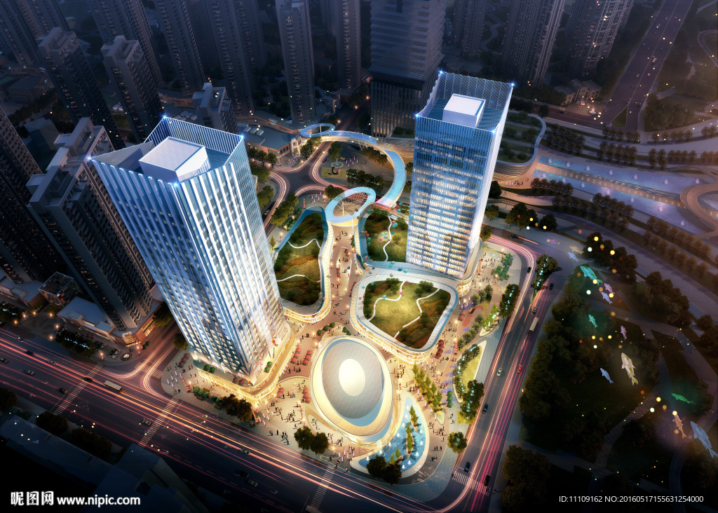 建筑规划效果图