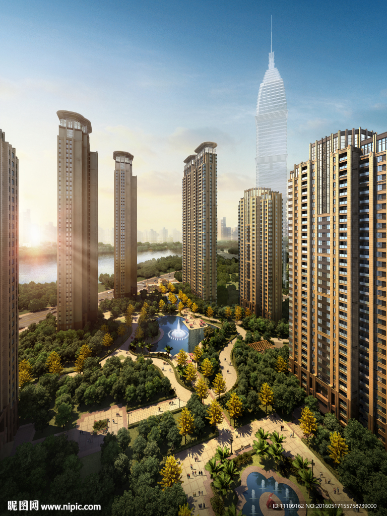 建筑规划效果图