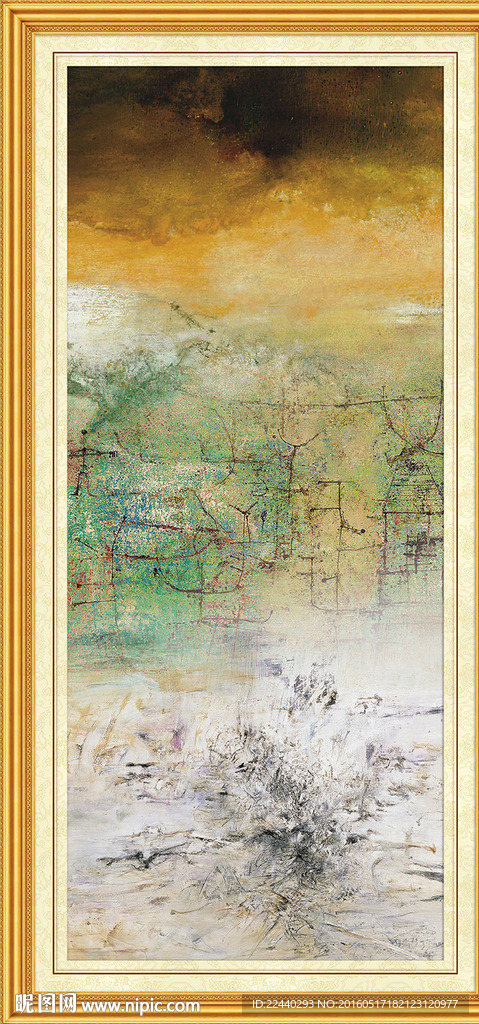 抽象油画