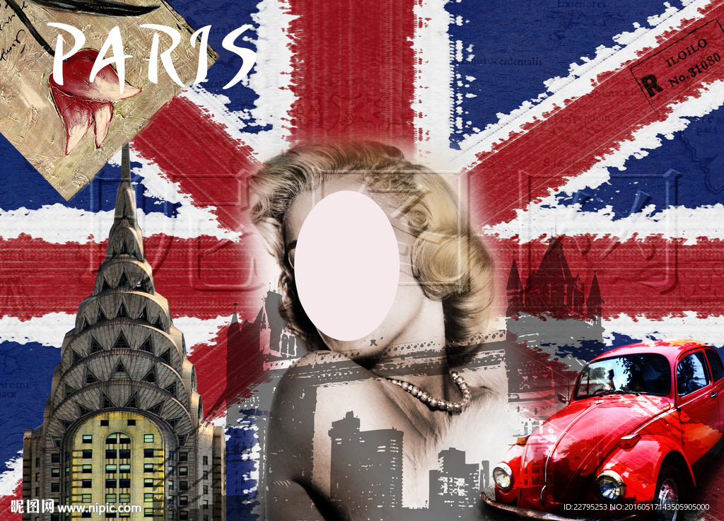 欧美复古美女图片